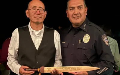 Officer Myron Moody retires