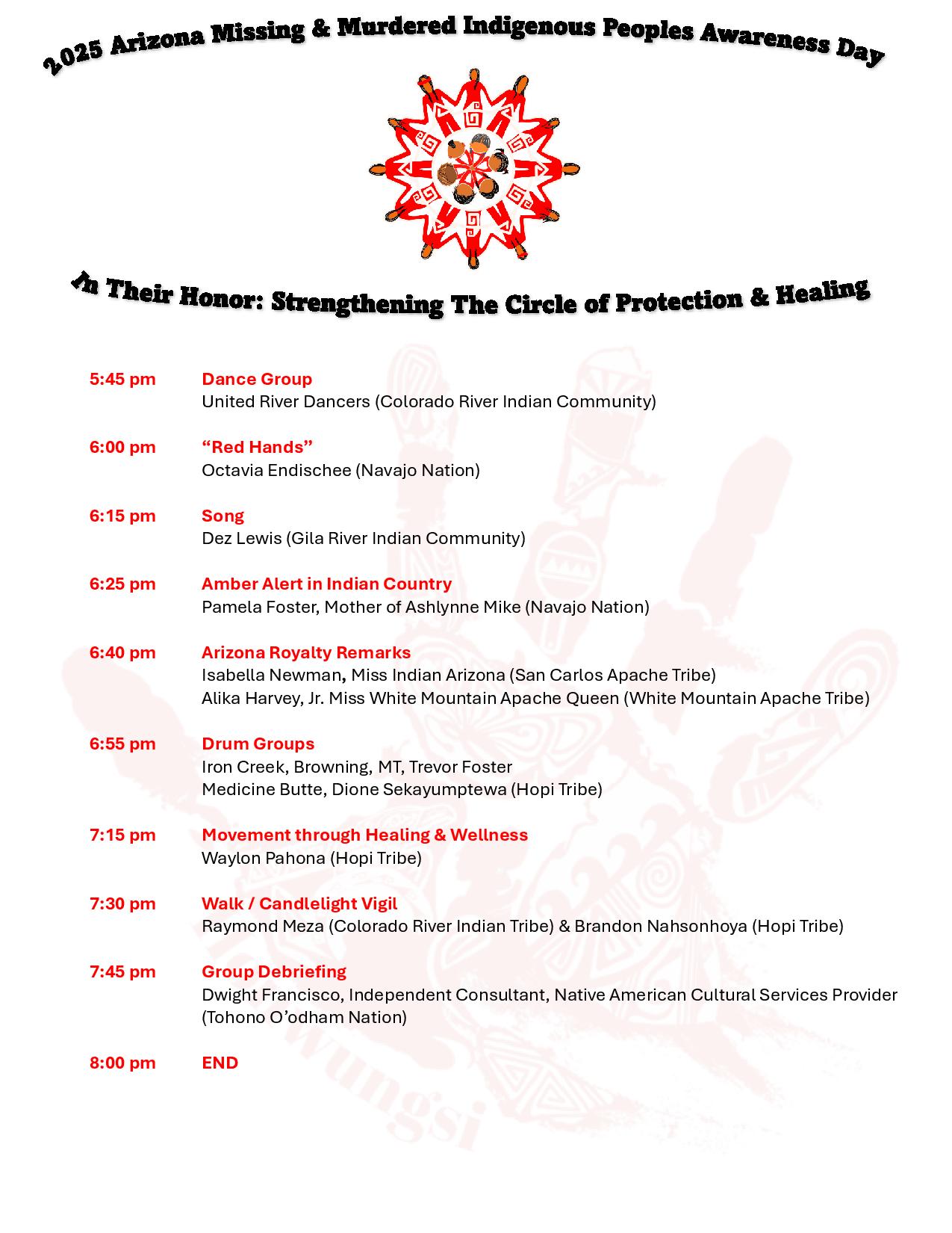2025 Arizona -Missing & Murdered Indigenous Peoples Awareness Day