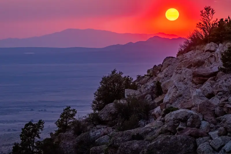 San Carlos Apache Tribe Ancestral Lands and Mountain Landscape View