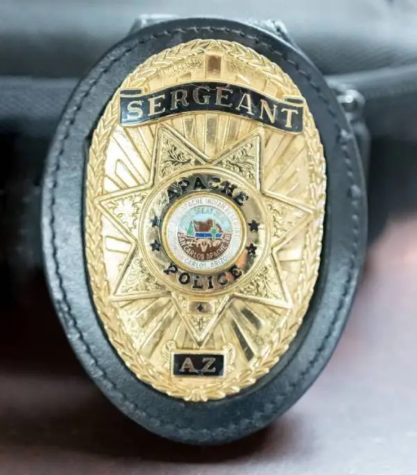 San Carlos Apache Police Sergeant Badge AZ